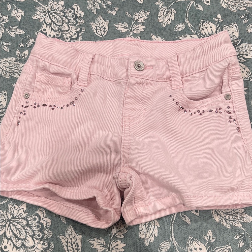Chic Pink Jean Shorts for girls